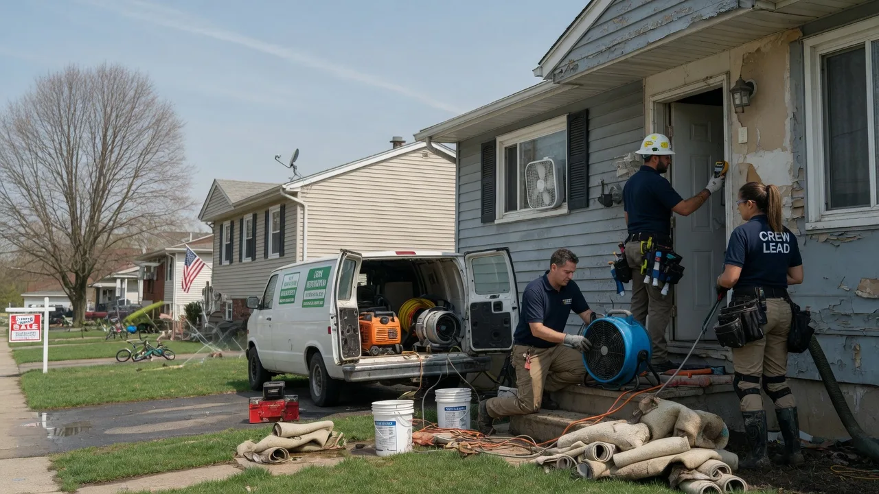 Flood Cleanup in Nutley, NJ near me